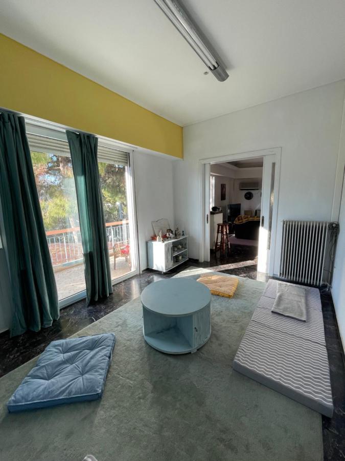 Spacious Apartment With Balconies, Ac, King Bed, Near Dt And Transports Athènes Extérieur photo